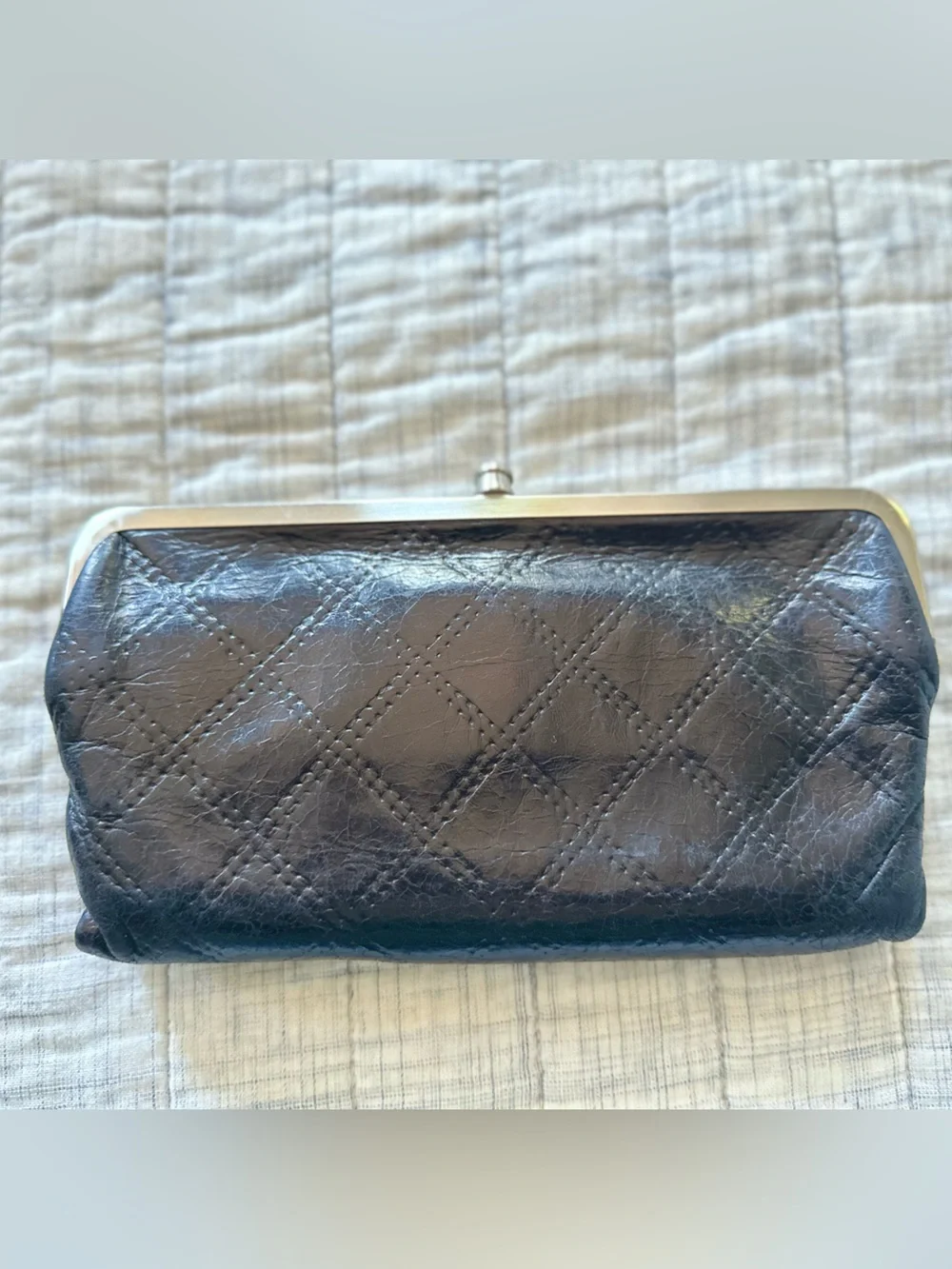 HOBO Lauren Black Wallet Clutch